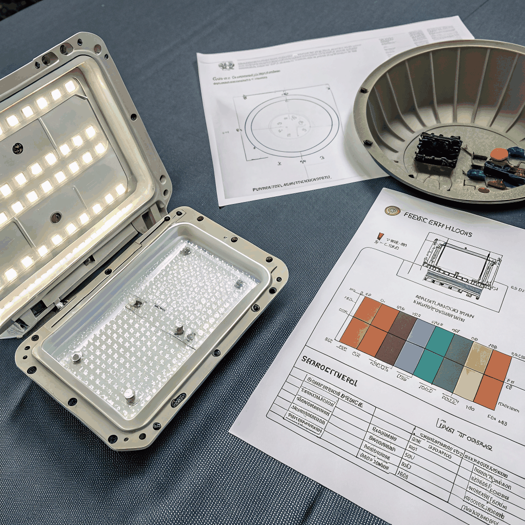 Architectural lighting spec view